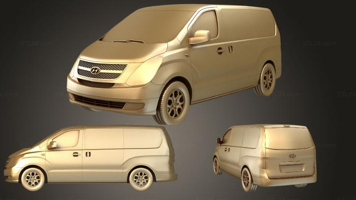 Автомобили и транспорт (Hyundai iMax 2010, CARS_1938) 3D модель для ЧПУ станка
